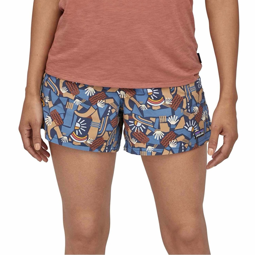 Patagonia Women's Patterned Blue Shorts